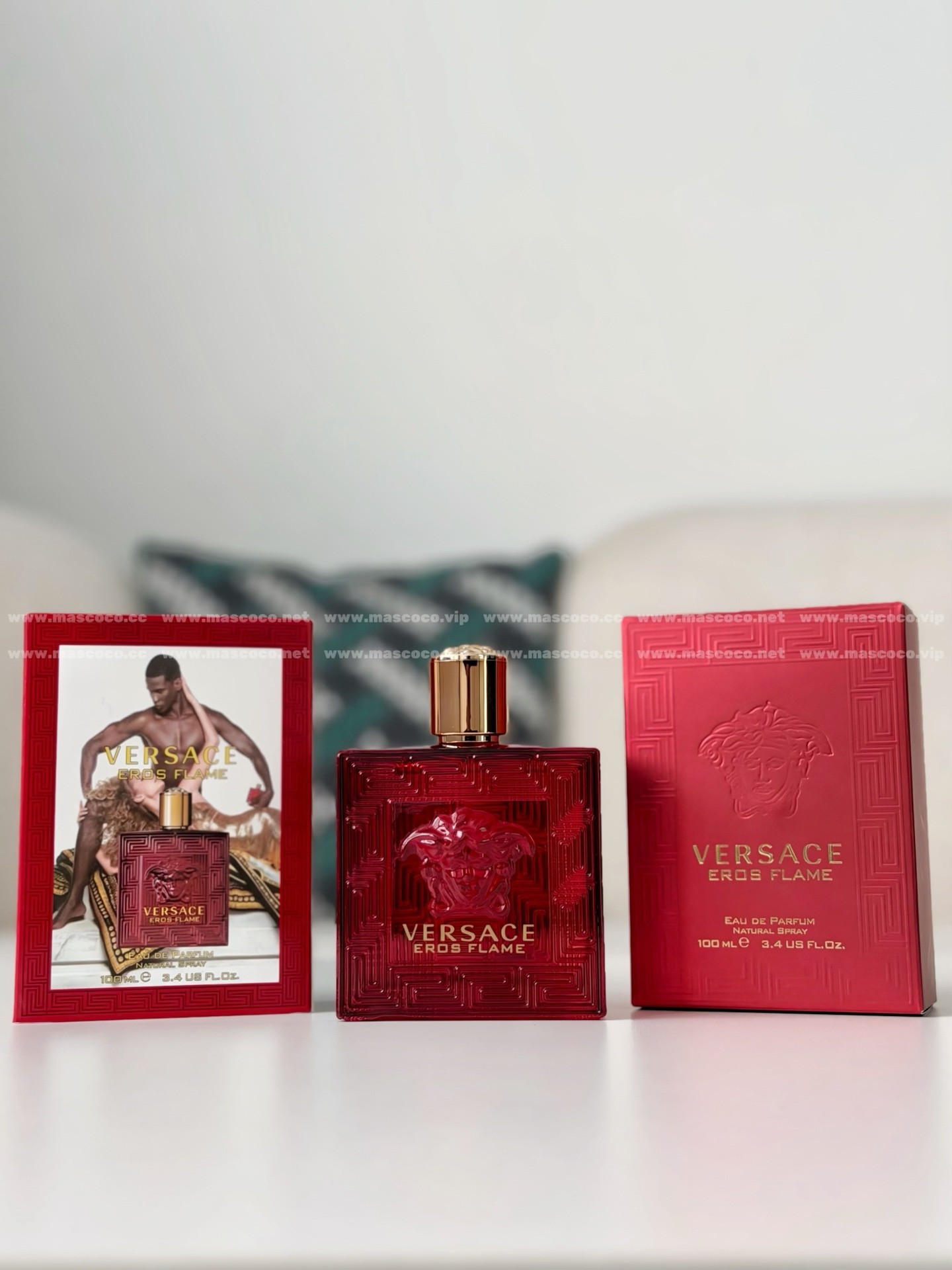 「#5438」Versace Eros Relative Men's Fragrance,100ml(Fragrance time:6-8 hours)