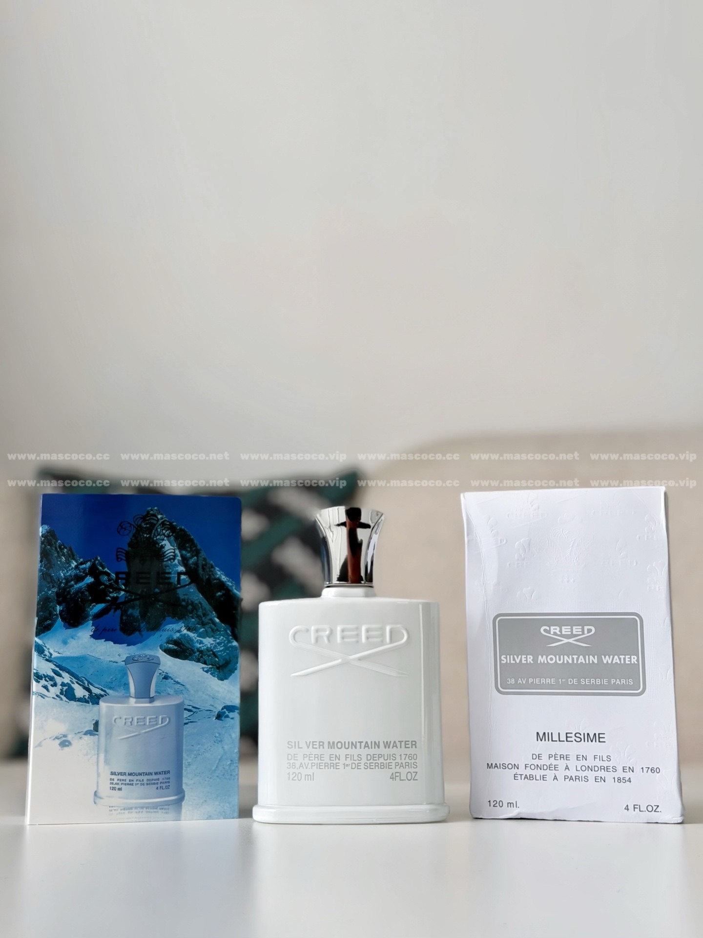 「#5485」Creed Silver Mountain Spring Strong Perfume,120ml(Fragrance time:6-8 hours)