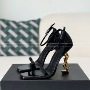 「#5514」YSL Patent Leather Buckle High Heels