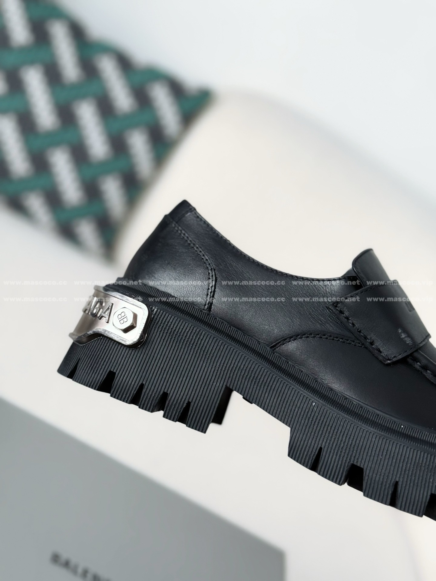 「#5540」 Balenciaga Tractor Thick Sole Casual Shoes - Image 8