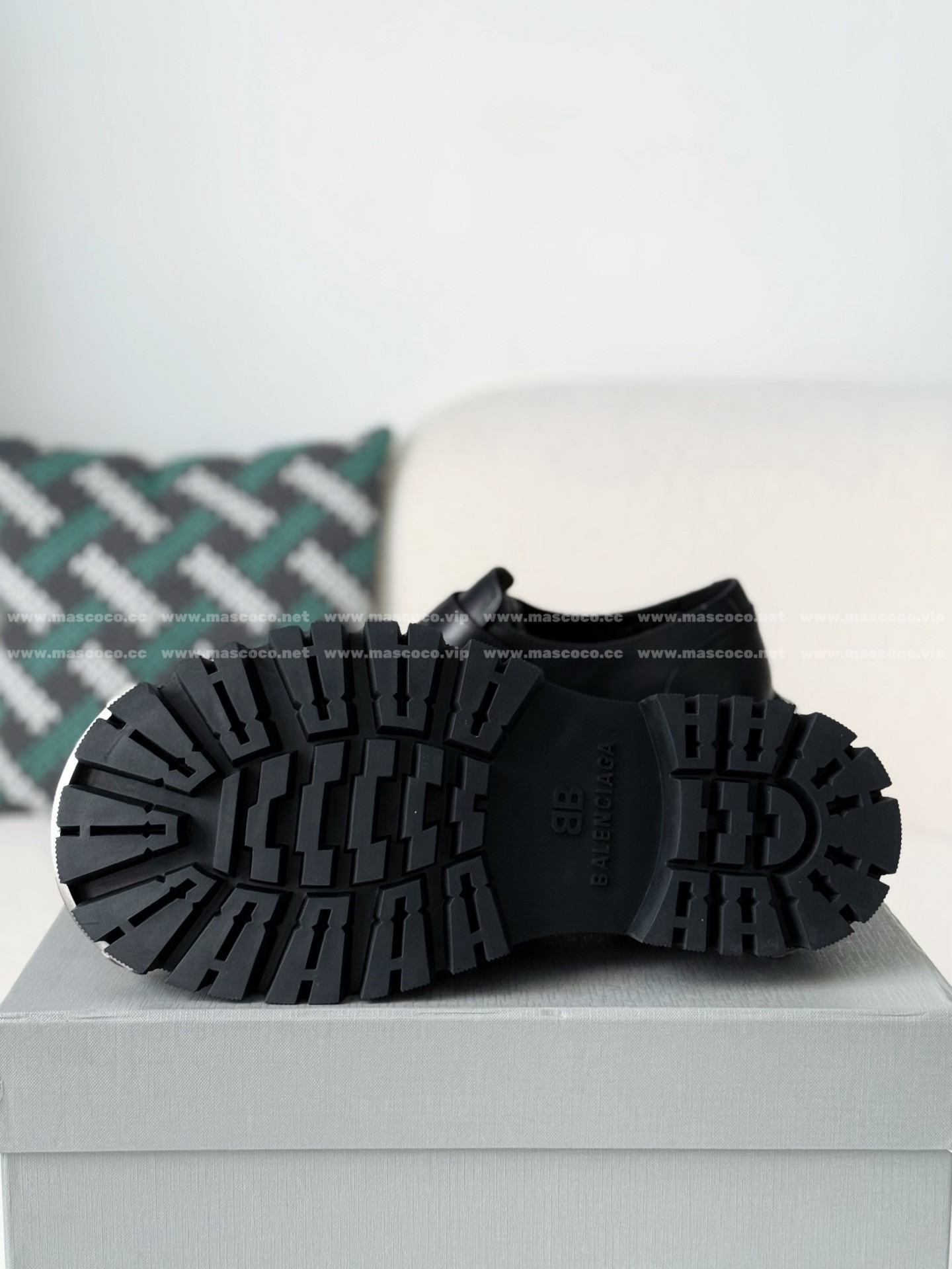 「#5540」 Balenciaga Tractor Thick Sole Casual Shoes - Image 6