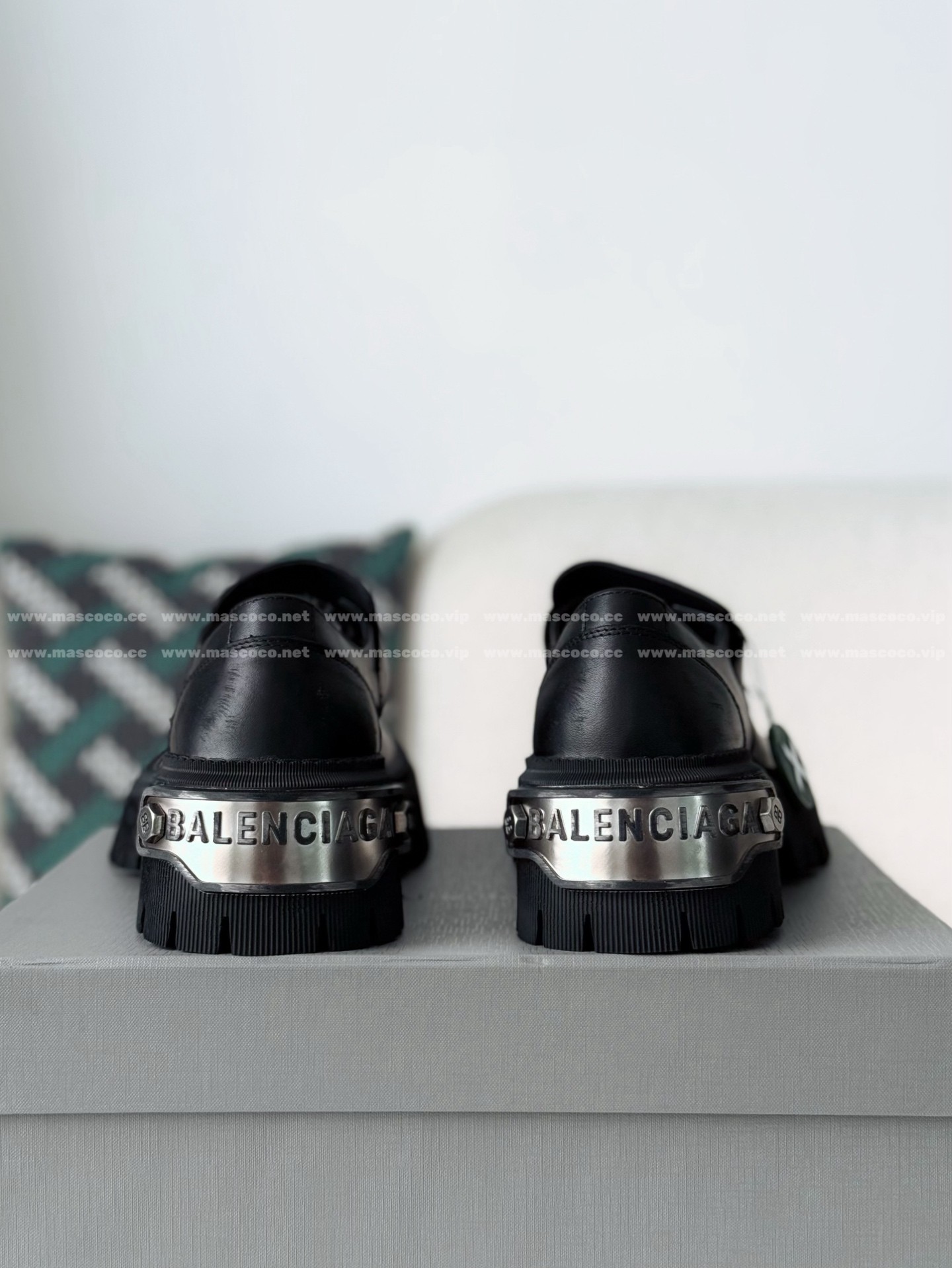 「#5540」 Balenciaga Tractor Thick Sole Casual Shoes - Image 3