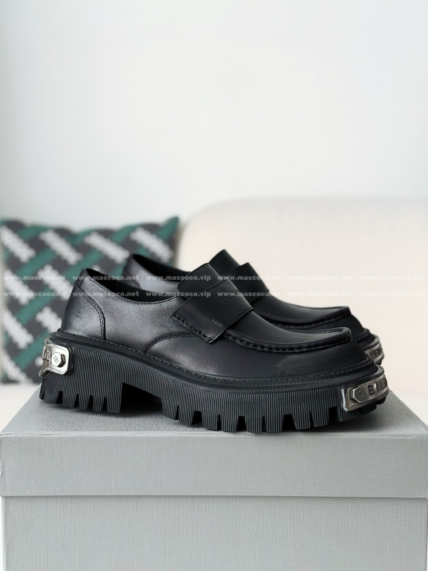 「#5540」 Balenciaga Tractor Thick Sole Casual Shoes - Image 2