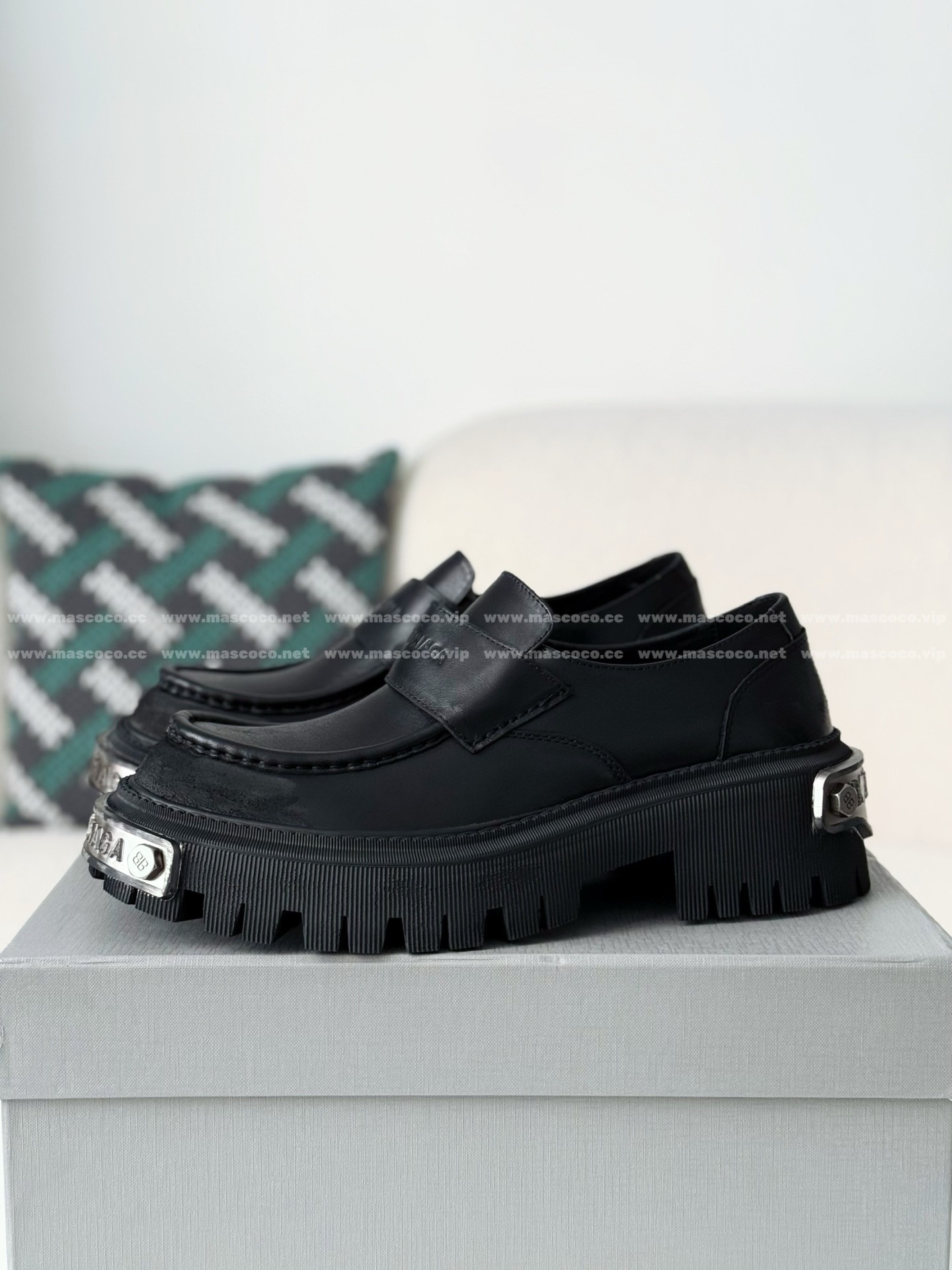 「#5540」 Balenciaga Tractor Thick Sole Casual Shoes