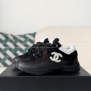 「#5570」Chanel Mesh Leather Casual Sneakers