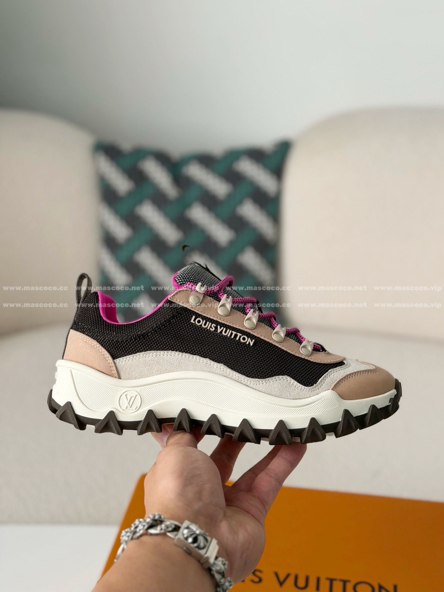 「#5639」LOUIS VUITTON ROSSYRUSH XPLORER SNEAKERS - Image 6