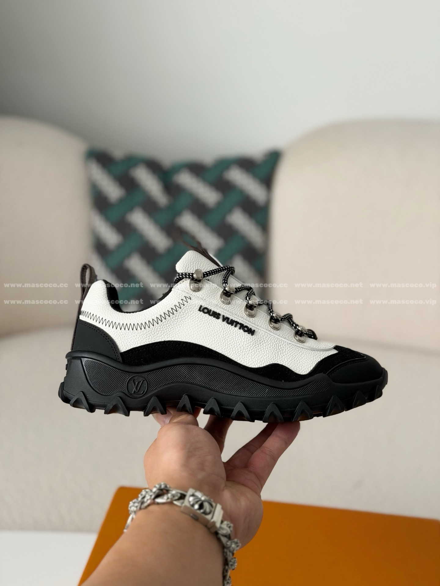 「#5640」LOUIS VUITTON ROSSYRUSH XPLORER SNEAKERS - Image 6