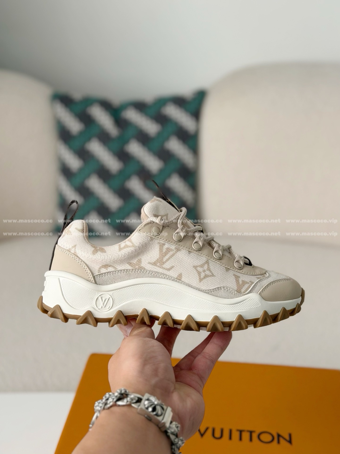 「#5641」LOUIS VUITTON ROSSYRUSH XPLORER SNEAKERS - Image 6