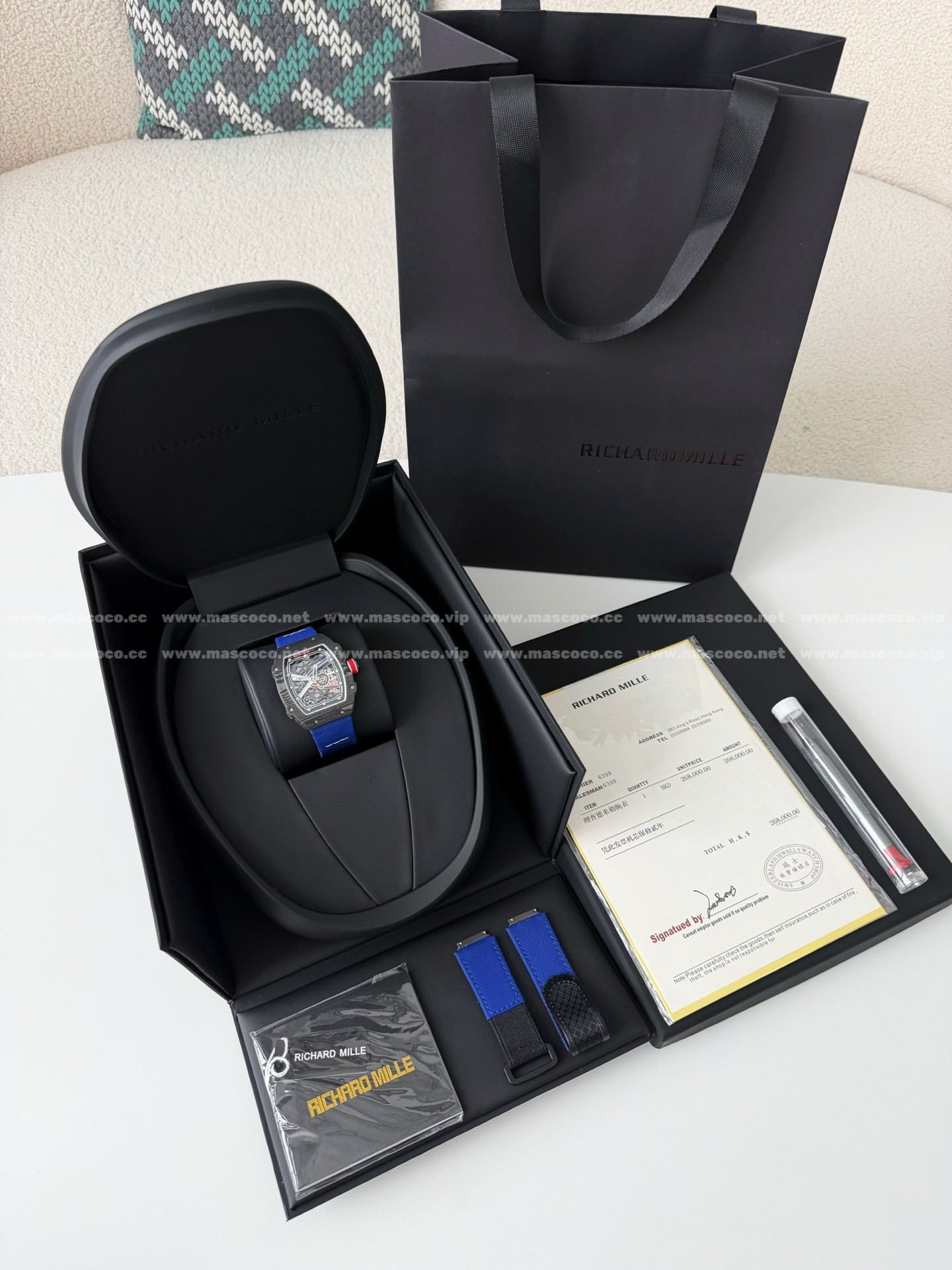 「#6081」RICHARD MILLE Men's Series Wristwatch 38.7*47.52MM - Image 2