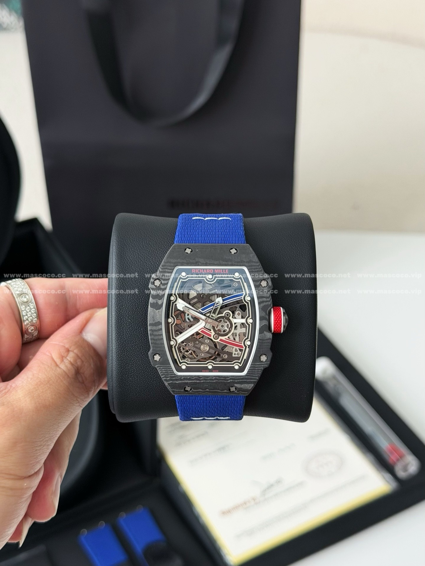 「#6081」RICHARD MILLE Men's Series Wristwatch 38.7*47.52MM - Image 4