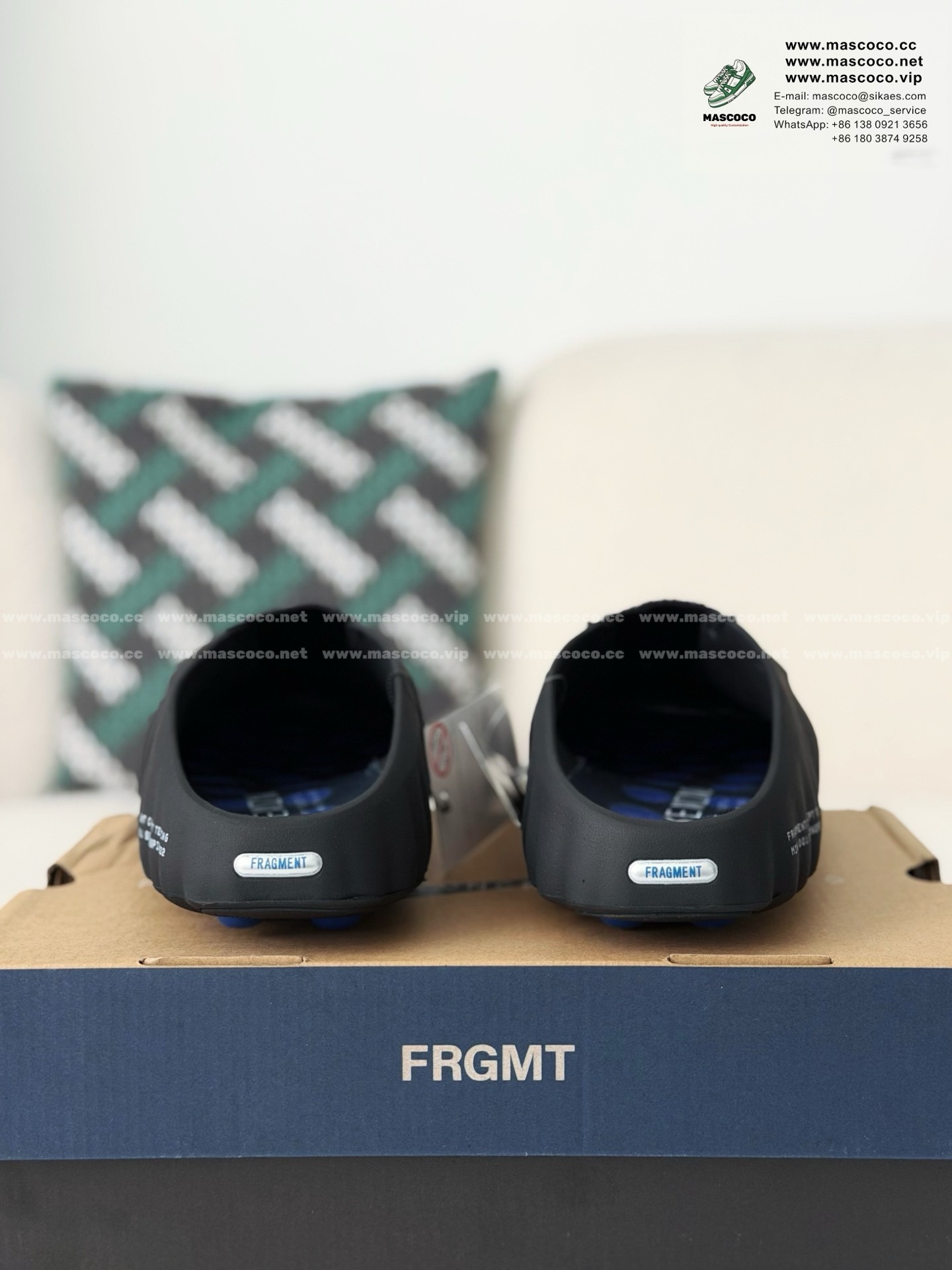 「#6287」Nike x Fragment Design Mind 001 Toe Slippers(We recommend choosing one size larger.) - Image 3