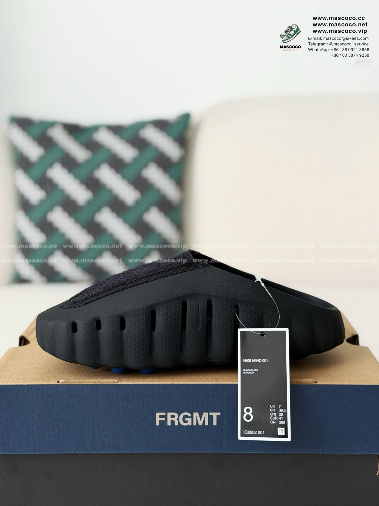 「#6287」Nike x Fragment Design Mind 001 Toe Slippers(We recommend choosing one size larger.) - Image 4