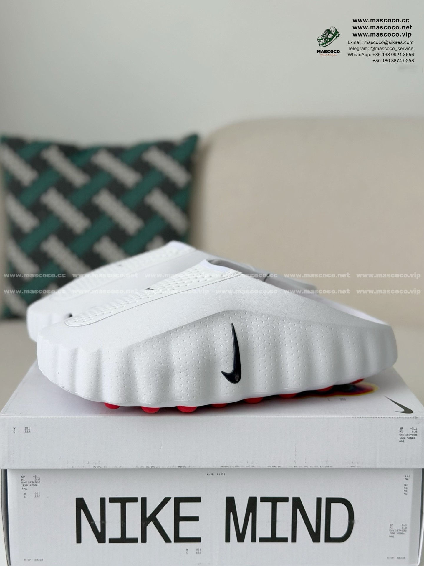 「#6288」Nike Mind 001 Recovery Slide Closed-Toe Slippers (We recommend choosing one size larger.)