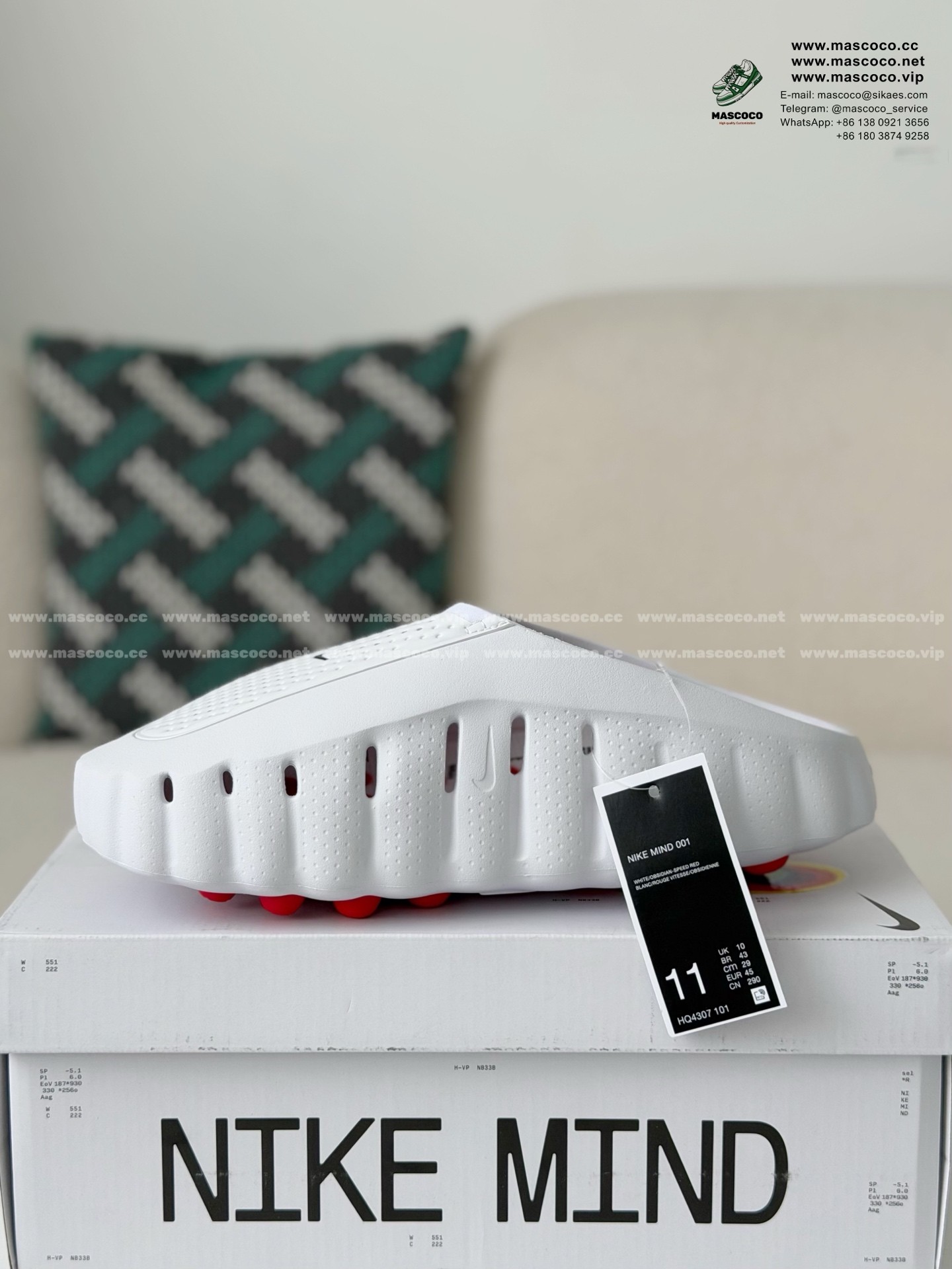「#6288」Nike Mind 001 Recovery Slide Closed-Toe Slippers (We recommend choosing one size larger.) - Image 4