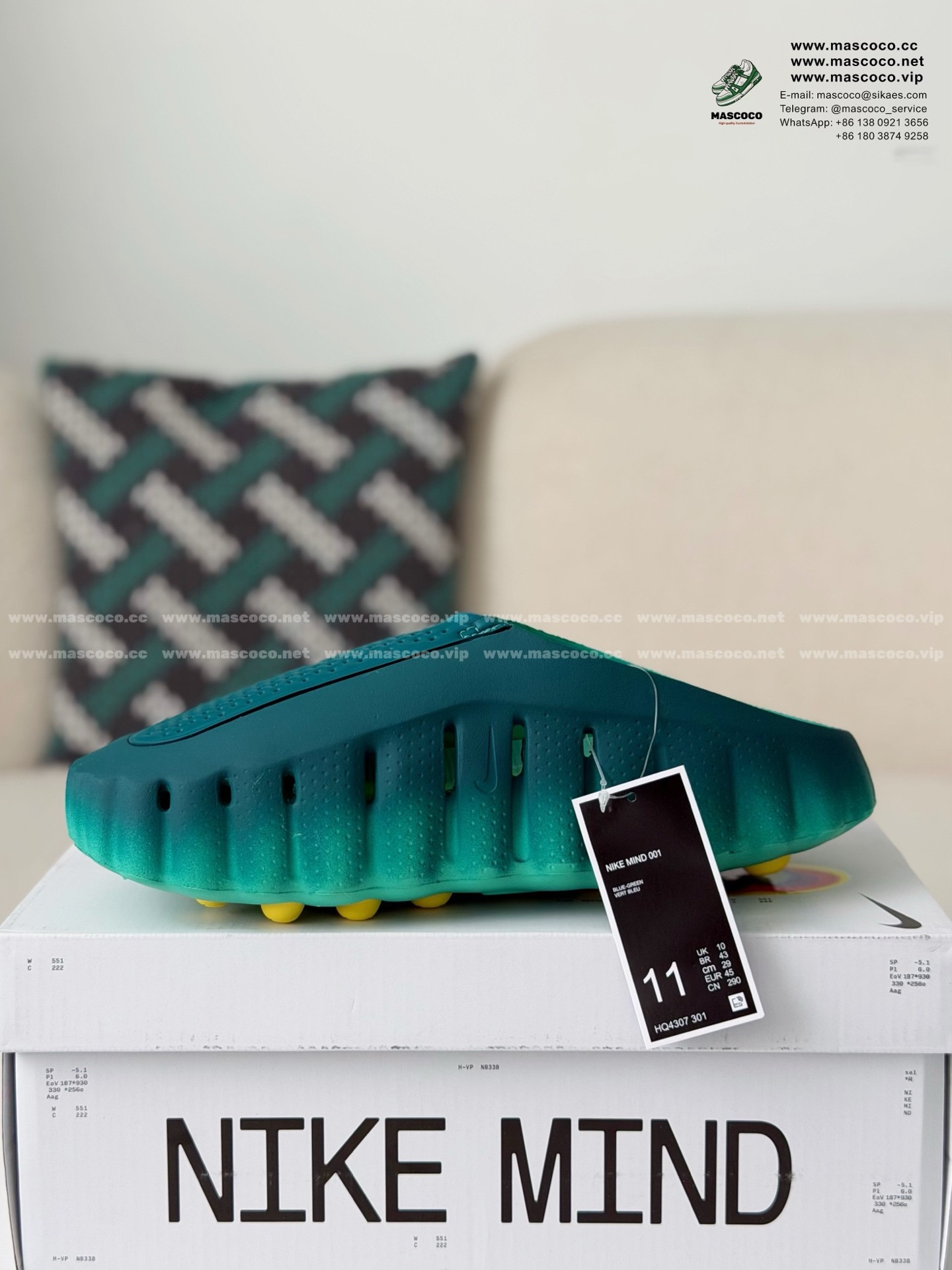 「#6293」Nike Mind 001 Recovery Slide Closed-Toe Slippers (We recommend choosing one size larger.) - Image 4