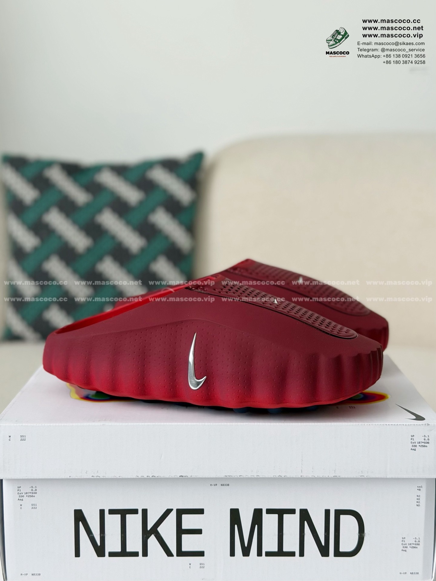 「#6294」Nike Mind 001 Recovery Slide Closed-Toe Slippers (We recommend choosing one size larger.) - Image 2