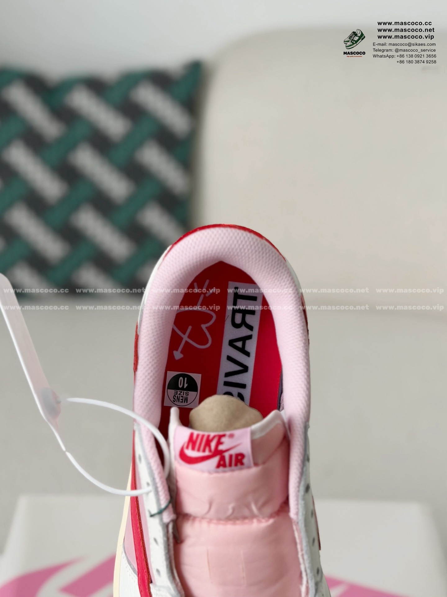 「#6333」Nike AirJordan1 x TravisScott AJ Low - Image 10