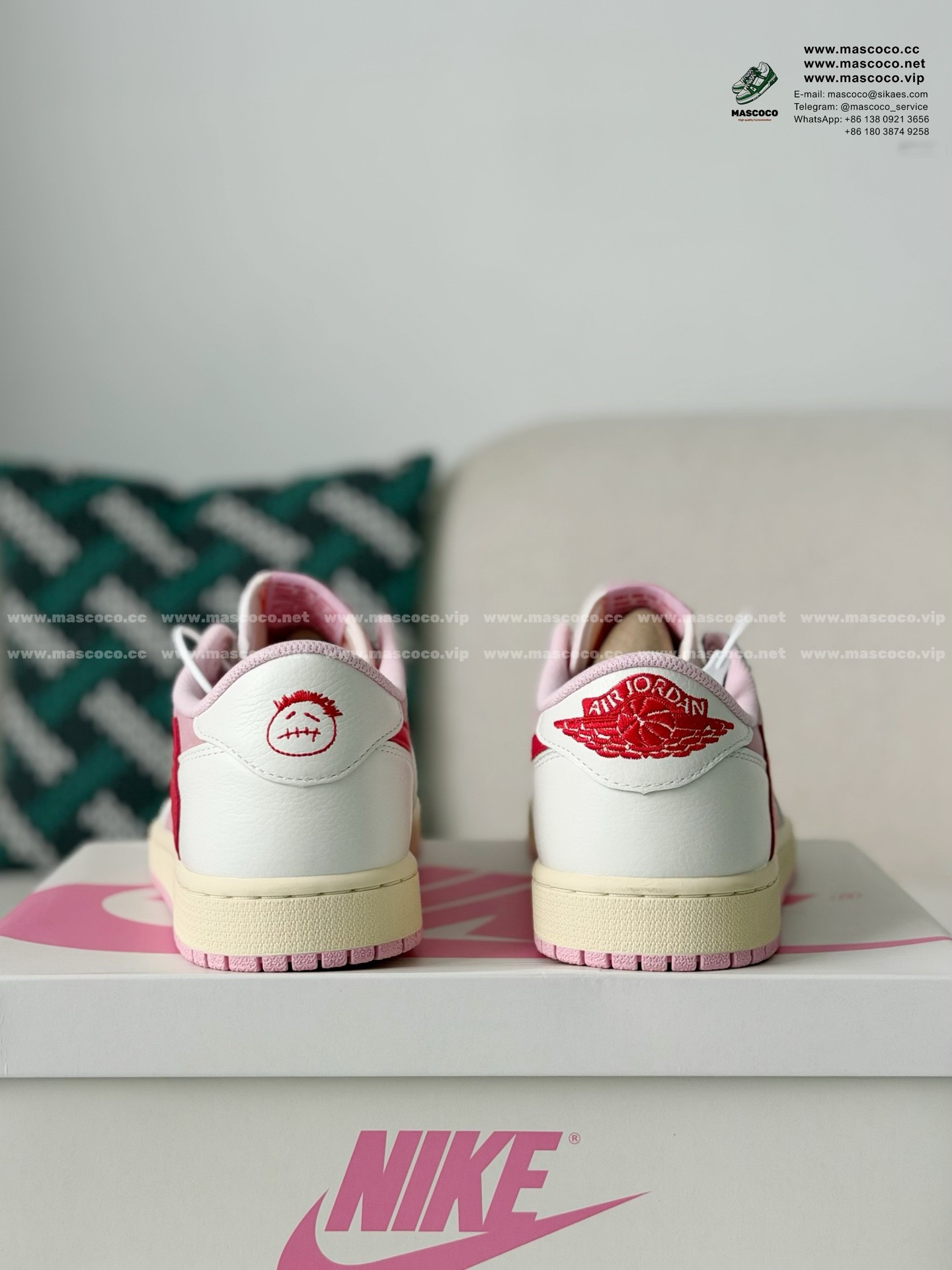「#6333」Nike AirJordan1 x TravisScott AJ Low - Image 3