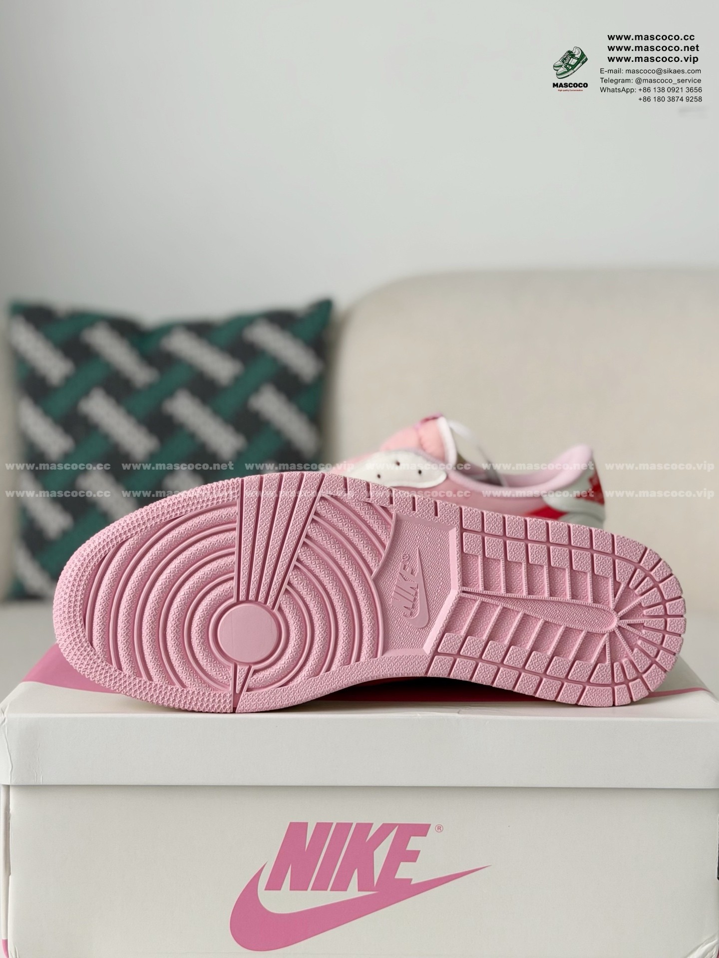 「#6333」Nike AirJordan1 x TravisScott AJ Low - Image 5