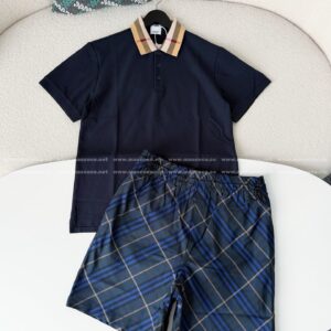 「#6380」Burberry Printed Polo-Shirt Set