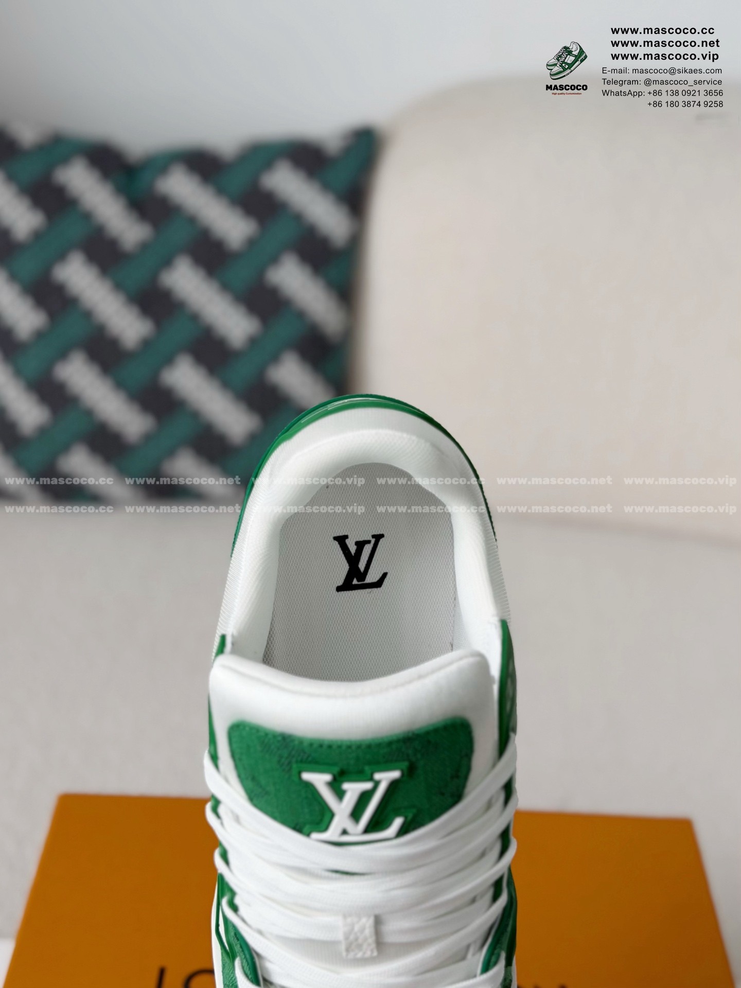 「#71」LOUIS VUITTON TRAINER Sneakers - Image 8