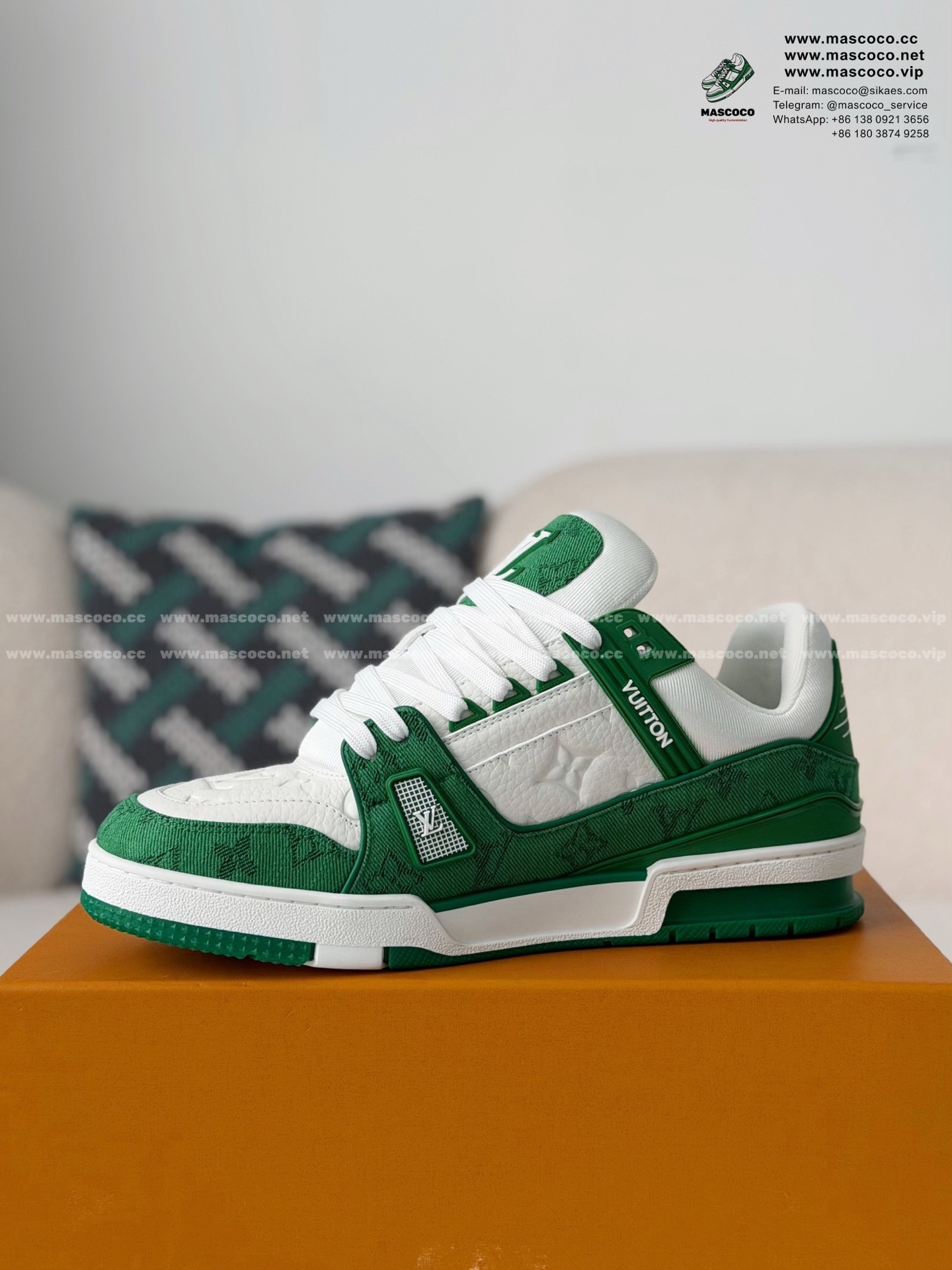 「#71」LOUIS VUITTON TRAINER Sneakers - Image 4
