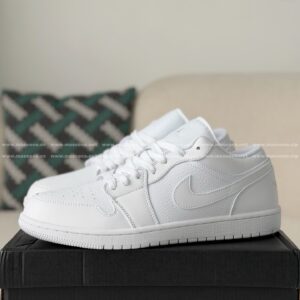 「#6461」Jordan Air Jordan 1 Low Pure White Sneaker