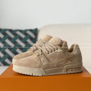 「#6463」LOUIS VUITTON TRAINER DISTRESSED SNEAKERS
