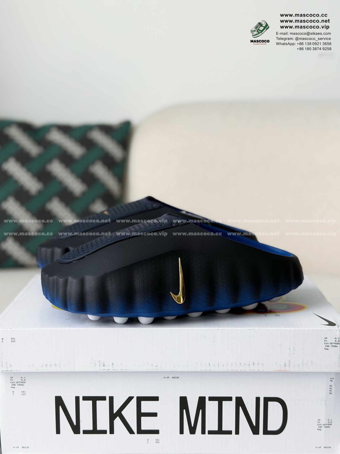 「#6530」Nike Mind 001 Recovery Slide Closed-Toe Slippers (We recommend choosing one size larger.)