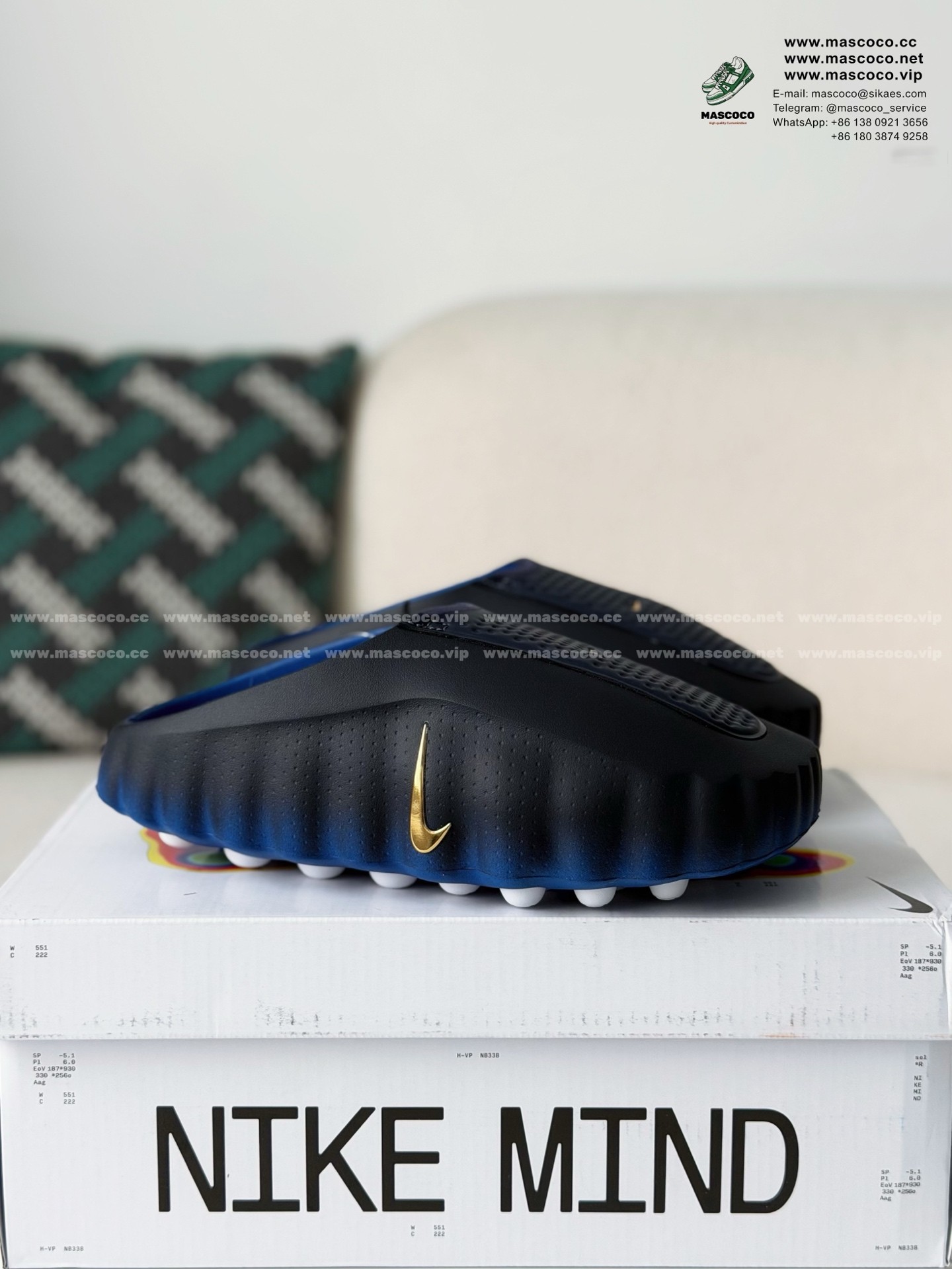 「#6530」Nike Mind 001 Recovery Slide Closed-Toe Slippers (We recommend choosing one size larger.) - Image 2