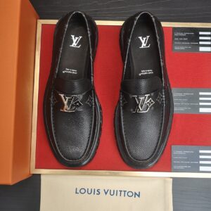 「#6567」Louis Vuitton rubber sole paired with Italian leather, business suit shoes, leather shoes