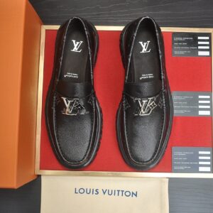 「#6568」Louis Vuitton rubber sole paired with Italian leather, business suit shoes, leather shoes