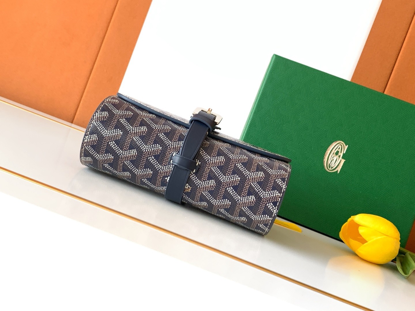 「#6574」Goyard Voyage DOUBLE Watch Box size:16X10.5X6.5(CM ) - Image 4