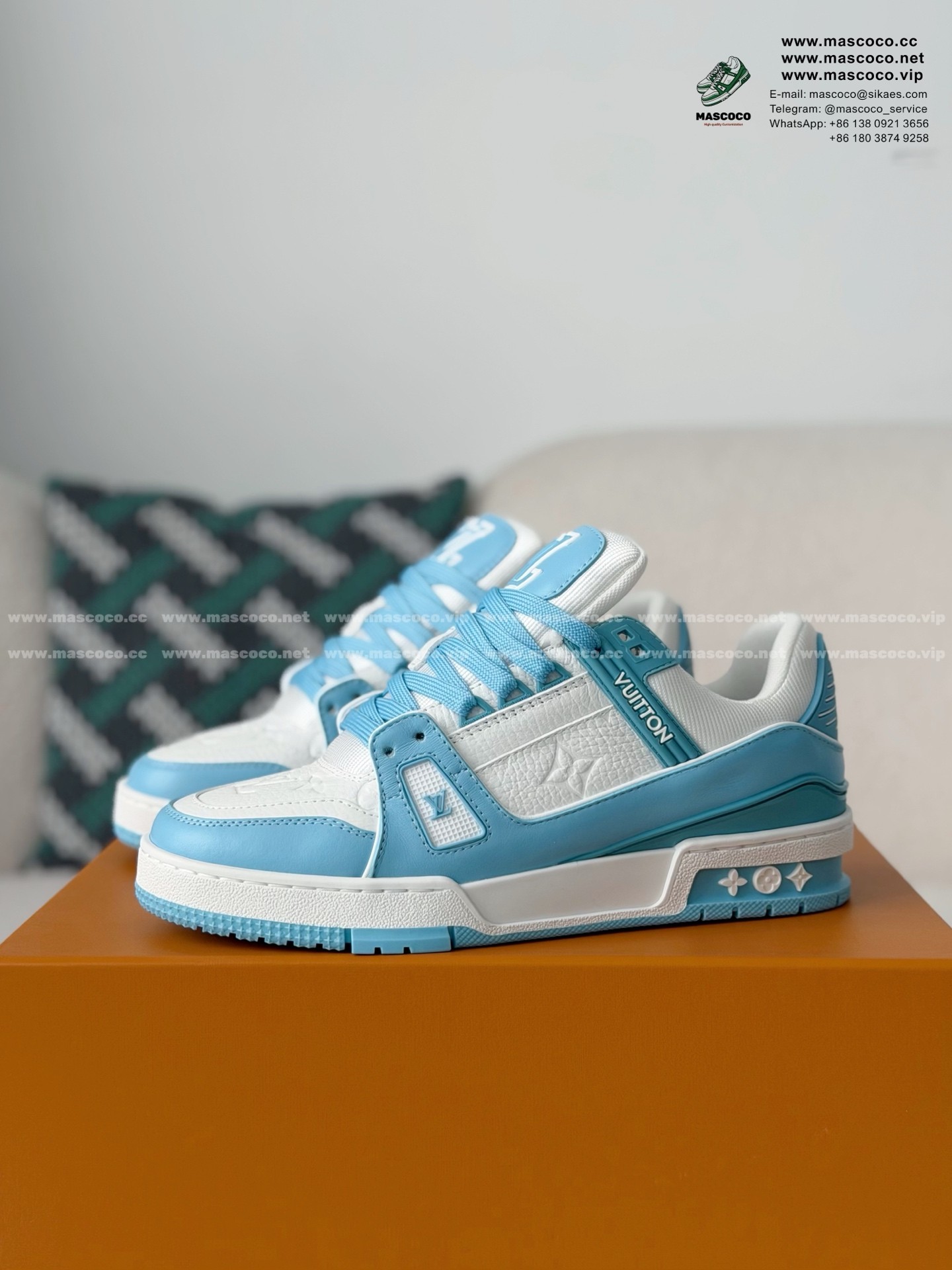 「#131」LOUIS VUITTON TRAINER SNEAKERS