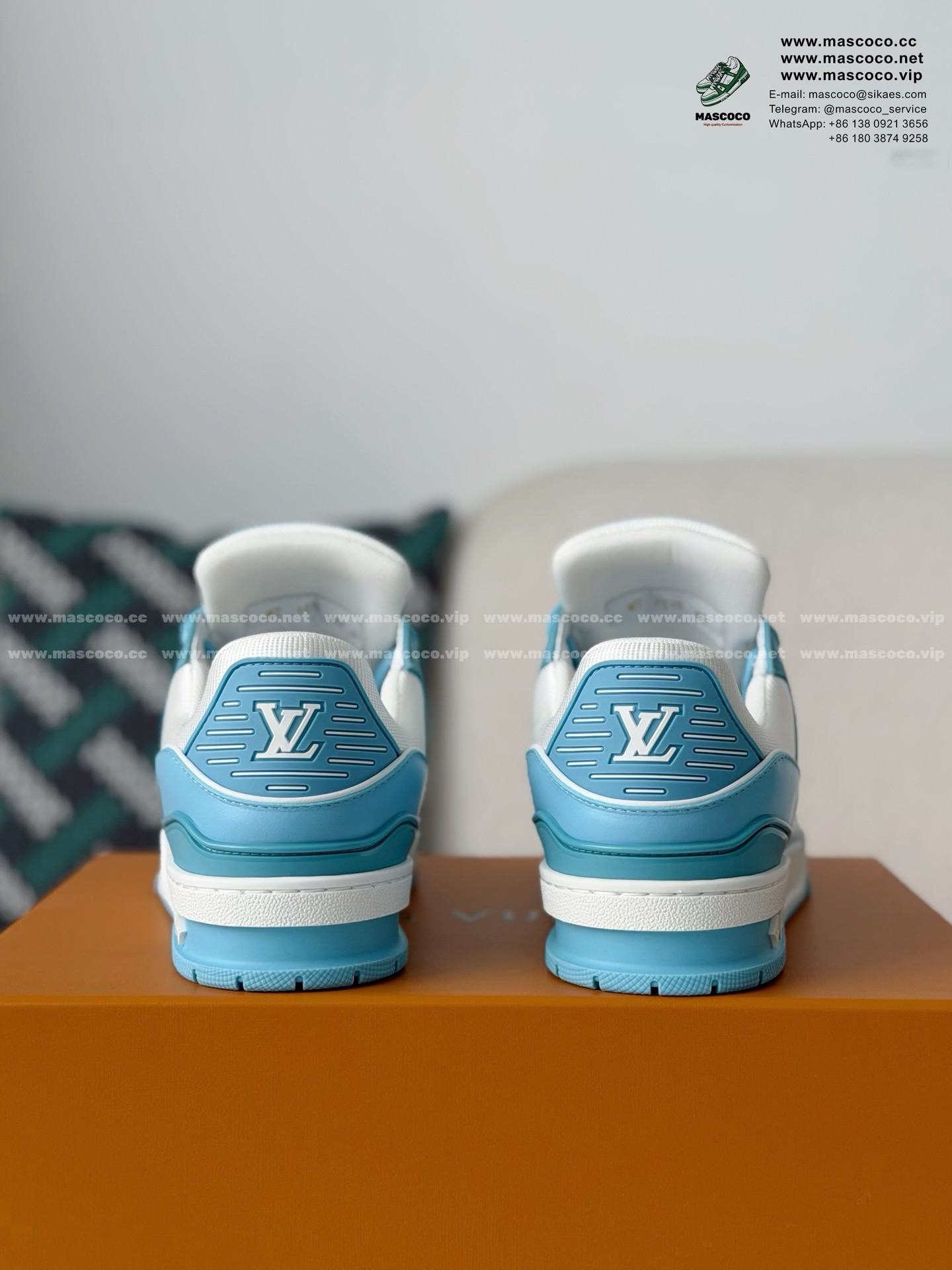「#131」LOUIS VUITTON TRAINER SNEAKERS - Image 3