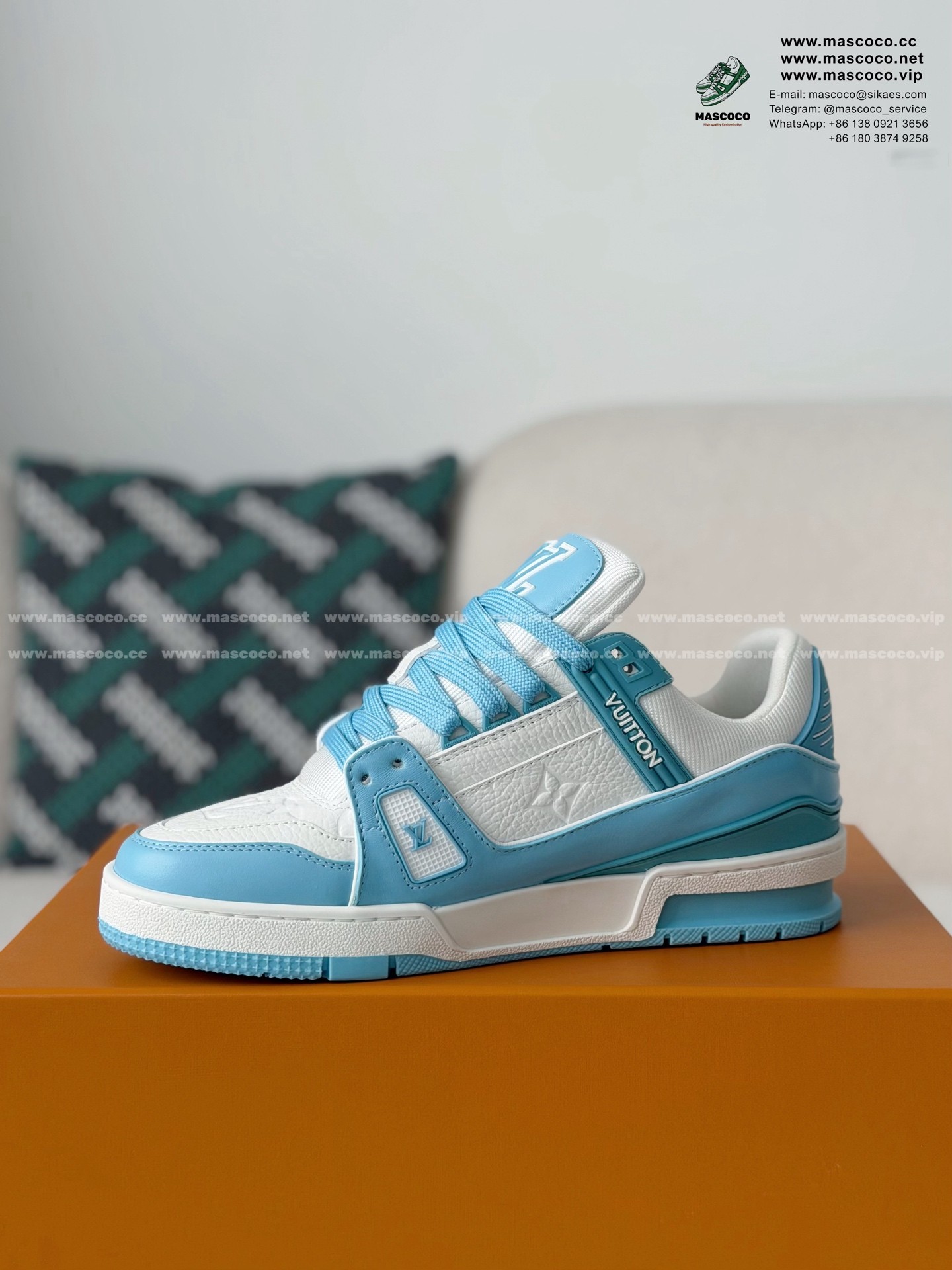 「#131」LOUIS VUITTON TRAINER SNEAKERS - Image 4
