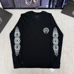 「#6713」Chrome Hearts Las Vegas Limited Edition Horseshoe Flower Long-Sleeve
