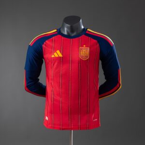 「#6716」Spain 2026 Home Long-Sleeve Player Version Jerseys