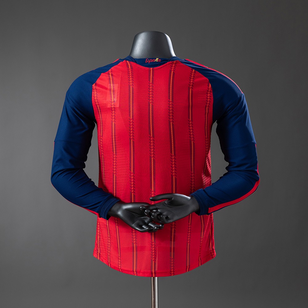 「#6716」Spain 2026 Home Long-Sleeve Player Version Jerseys - Image 2