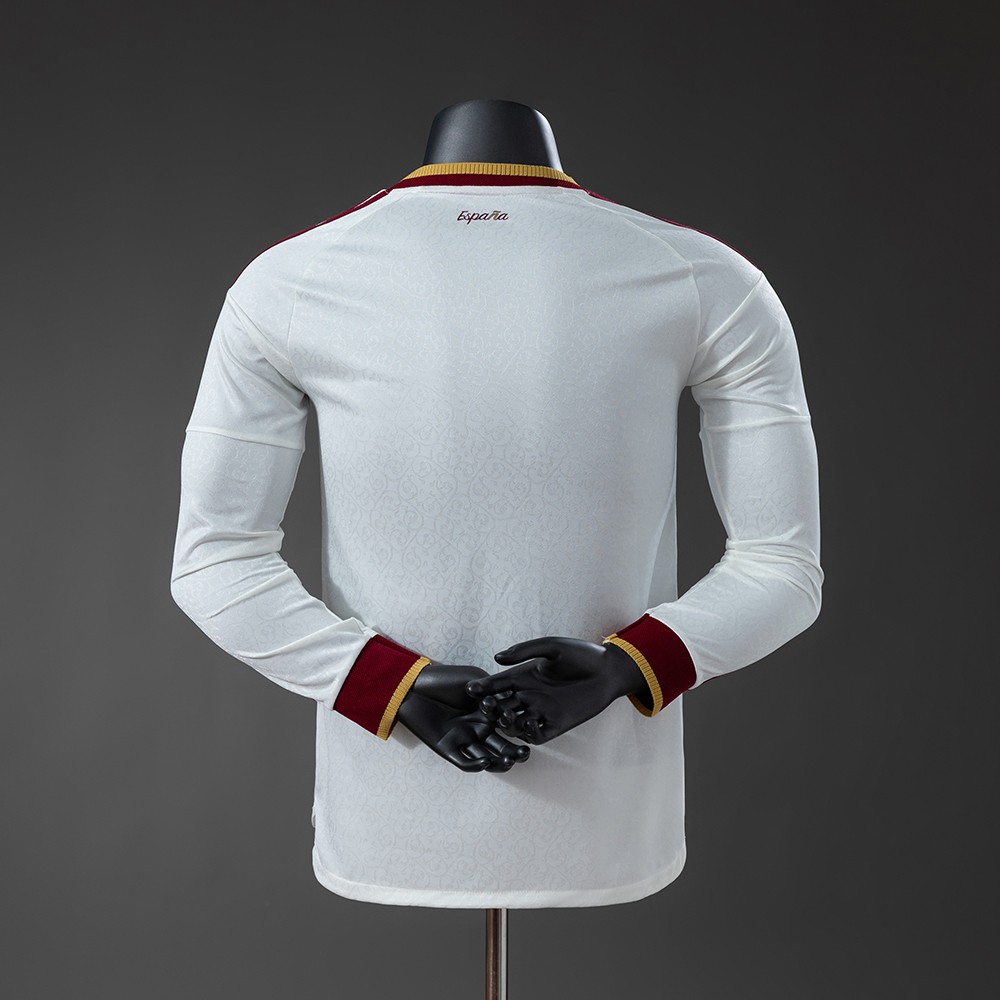 「#6724」Spain 2026 Away Player Version Long Sleeve Jersey - Image 2