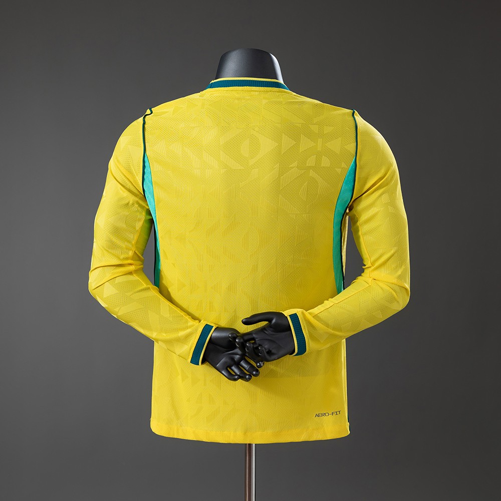 「#6726」Brazil 2026 Home Player Version Long-Sleeve Jersey - Image 2