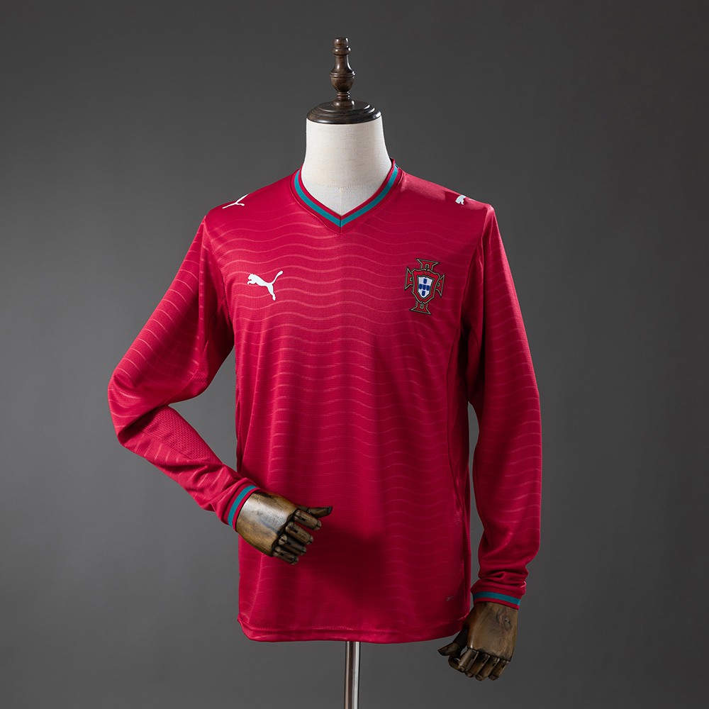 「#6730」Portugal 2026 Home Long-sleeved Jersey