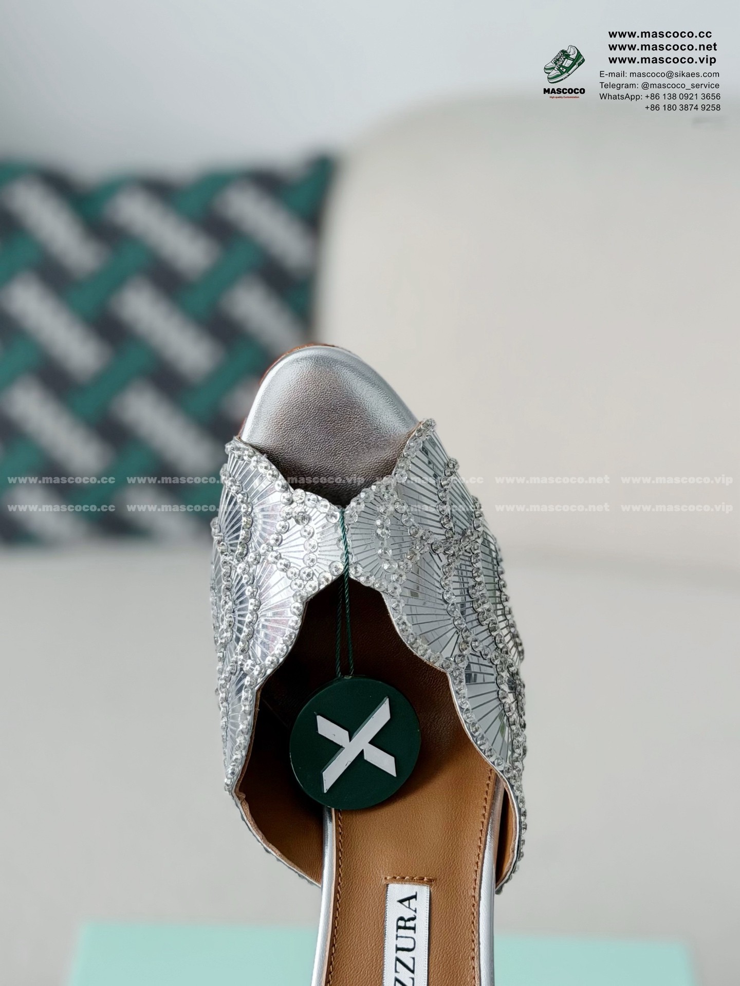 「#6837」Aquazzura Ce Soir High-Heeled Sandals - Image 8