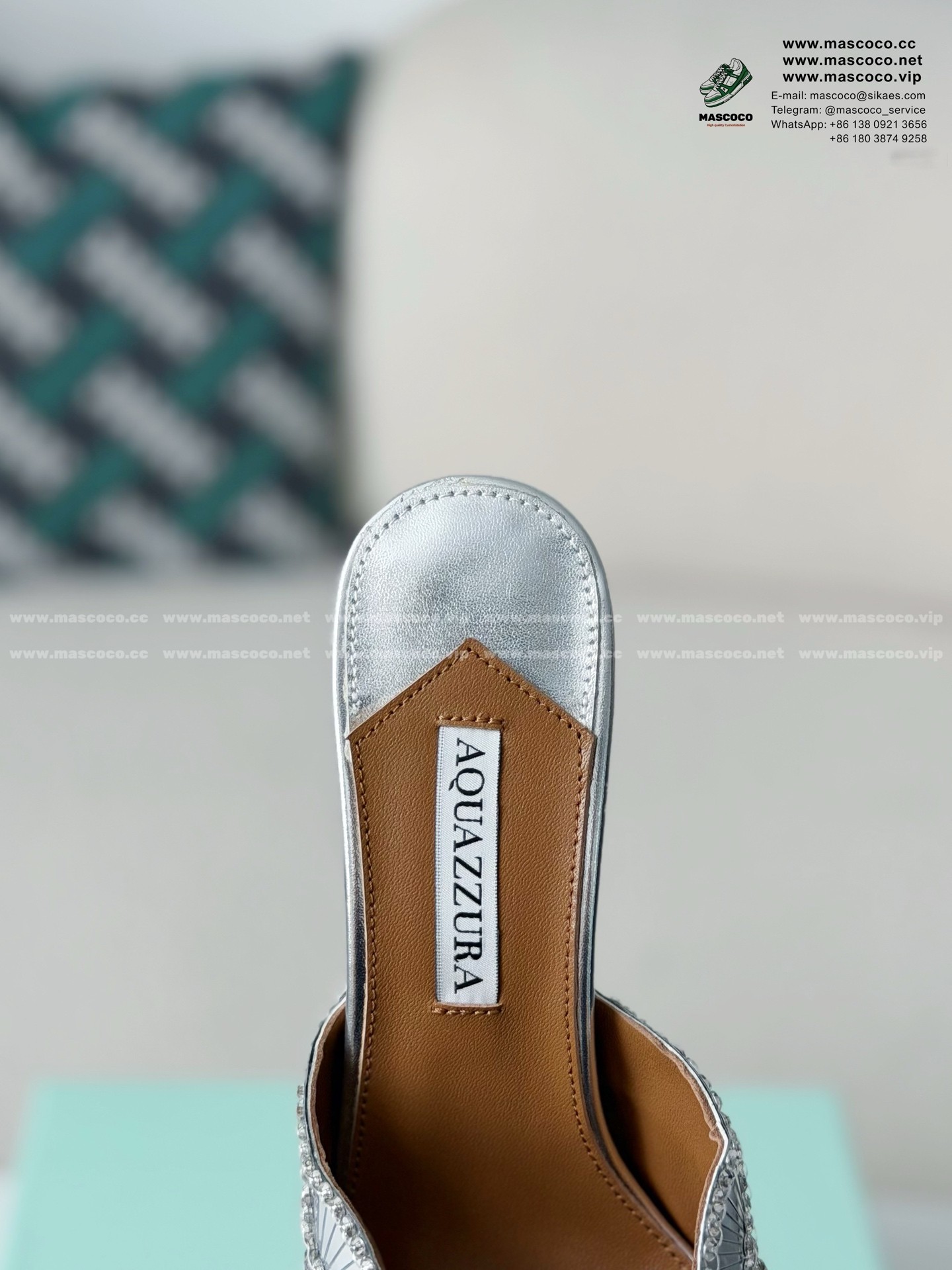 「#6837」Aquazzura Ce Soir High-Heeled Sandals - Image 9