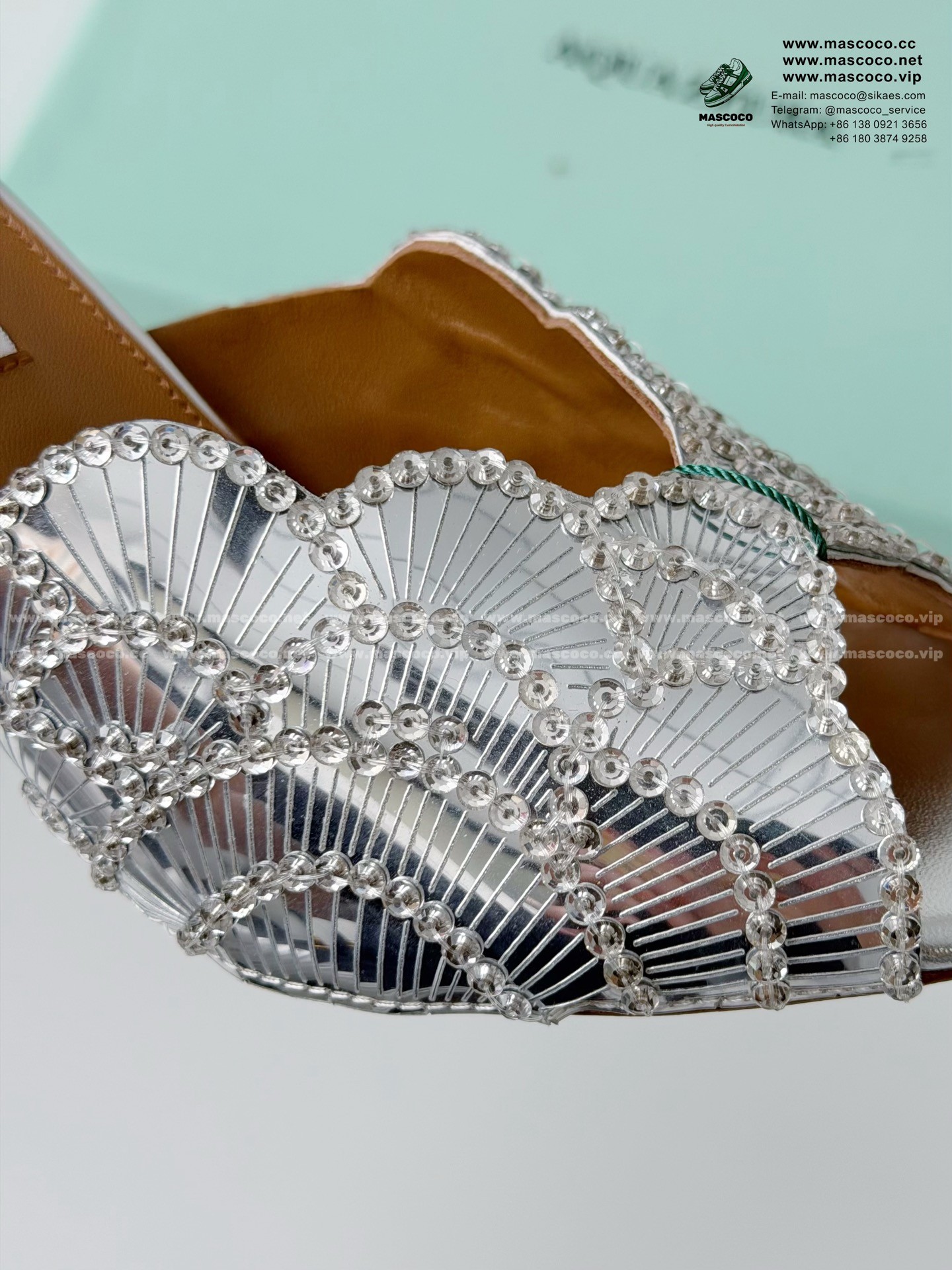 「#6837」Aquazzura Ce Soir High-Heeled Sandals - Image 10