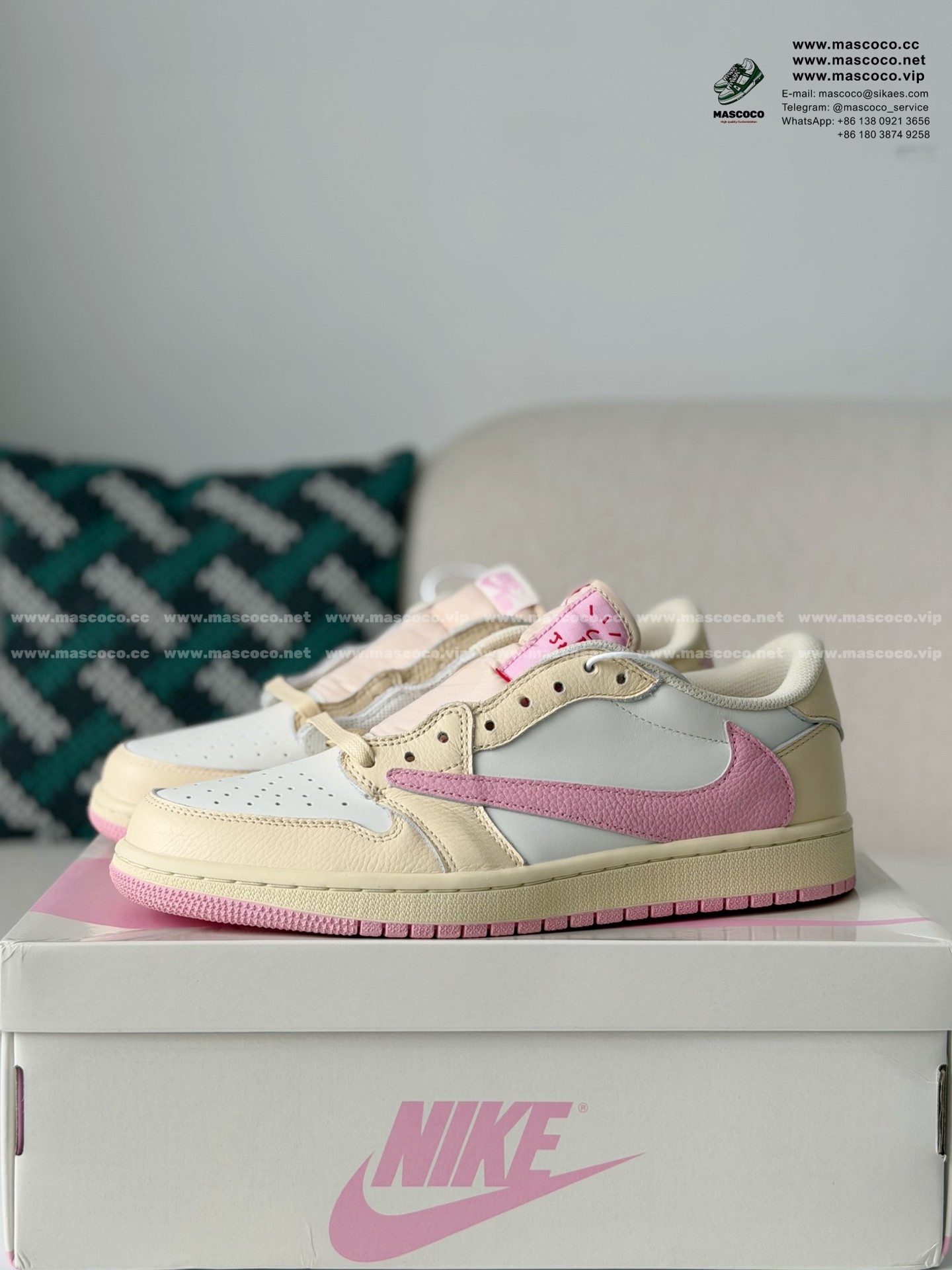 「#5497」Nike AirJordan1 x TravisScott AJ Low