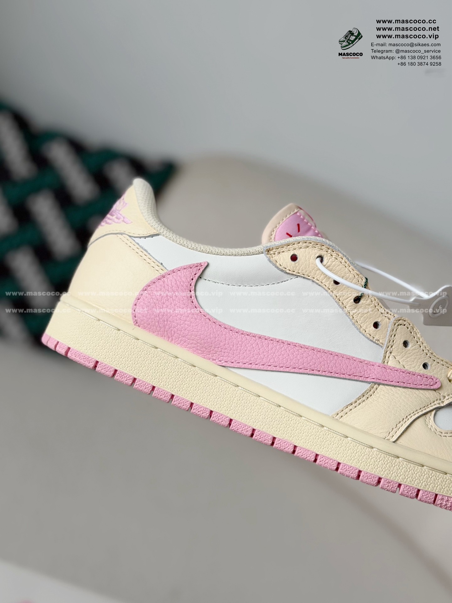 「#5497」Nike AirJordan1 x TravisScott AJ Low - Image 7