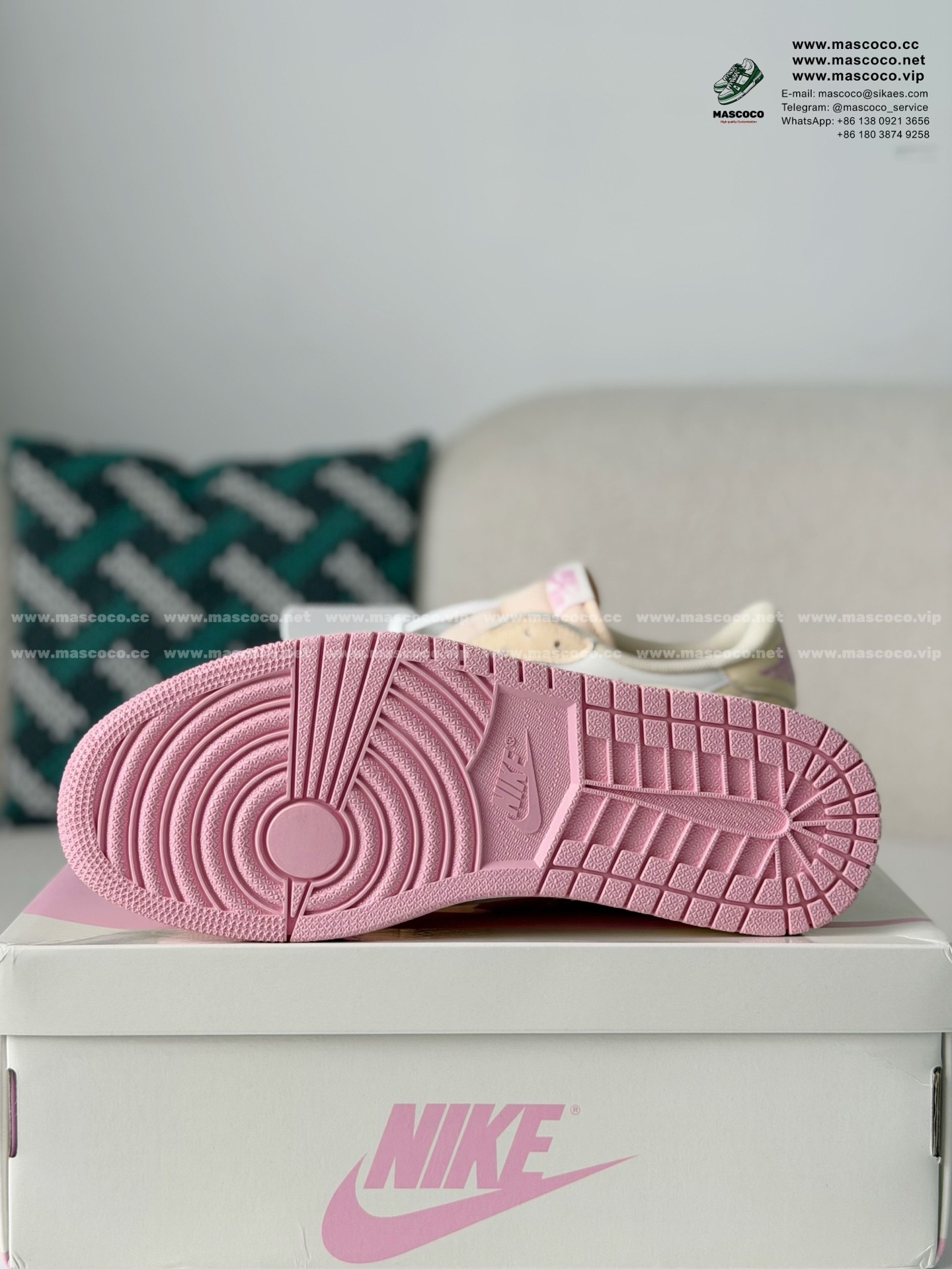 「#5497」Nike AirJordan1 x TravisScott AJ Low - Image 5