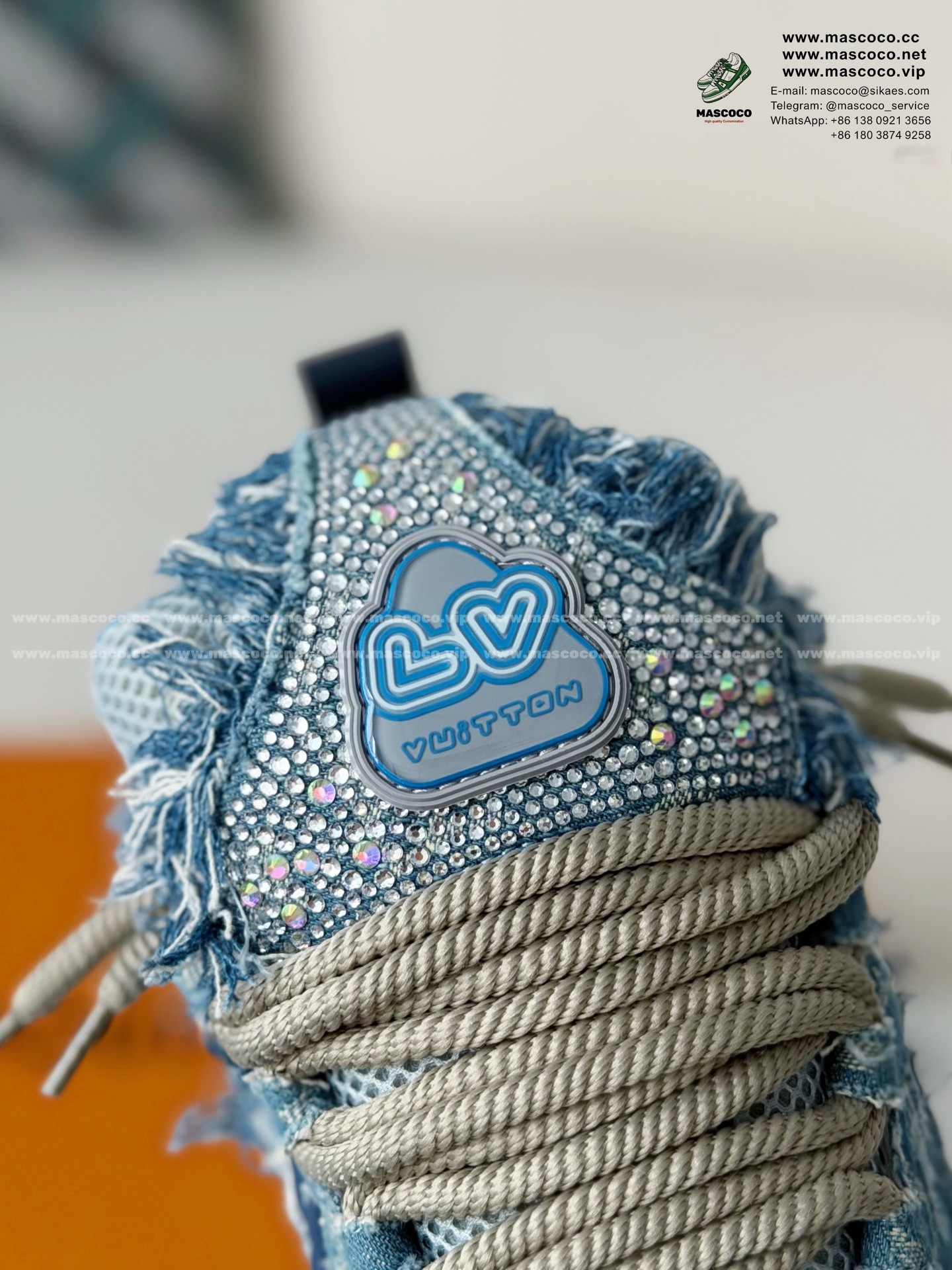 「#60」LOUIS VUITTON SKATE SNEAKERS 1ABMH9 - Image 10