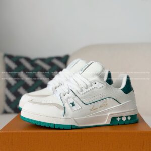 「#6973」LOUIS VUITTON TRAINER FULL-GRAIN LEATHER SNEAKERS
